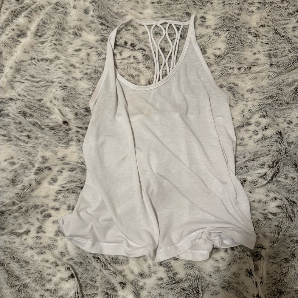Lululemon white tank top